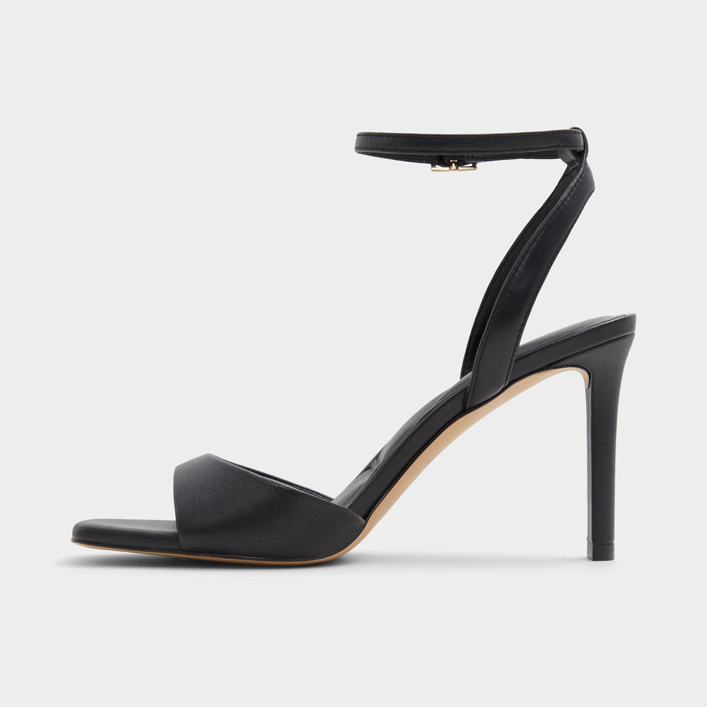 Sake Black Women's Strappy sandals - Strappy heeled sandal