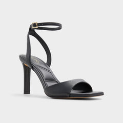 Sake Black Women's Strappy sandals - Strappy heeled sandal