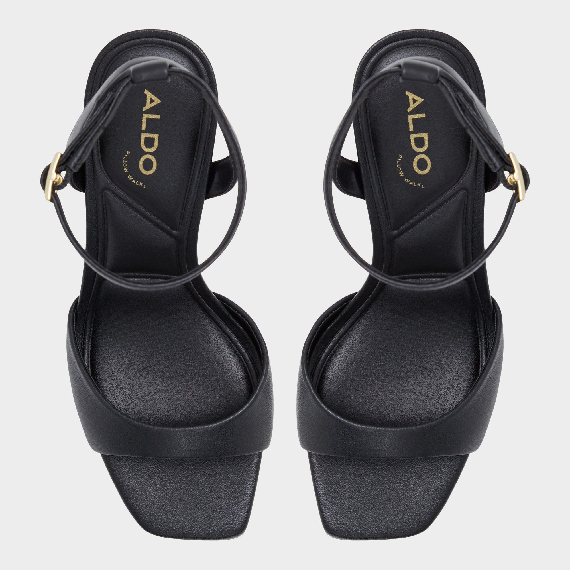 Sake Black Women's Strappy sandals - Strappy heeled sandal