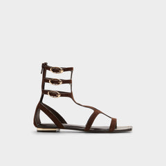 Marisea in Dark Brown - Gladiator sandal