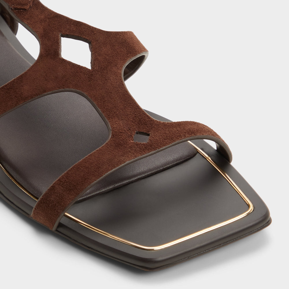 Marisea in Dark Brown - Gladiator sandal