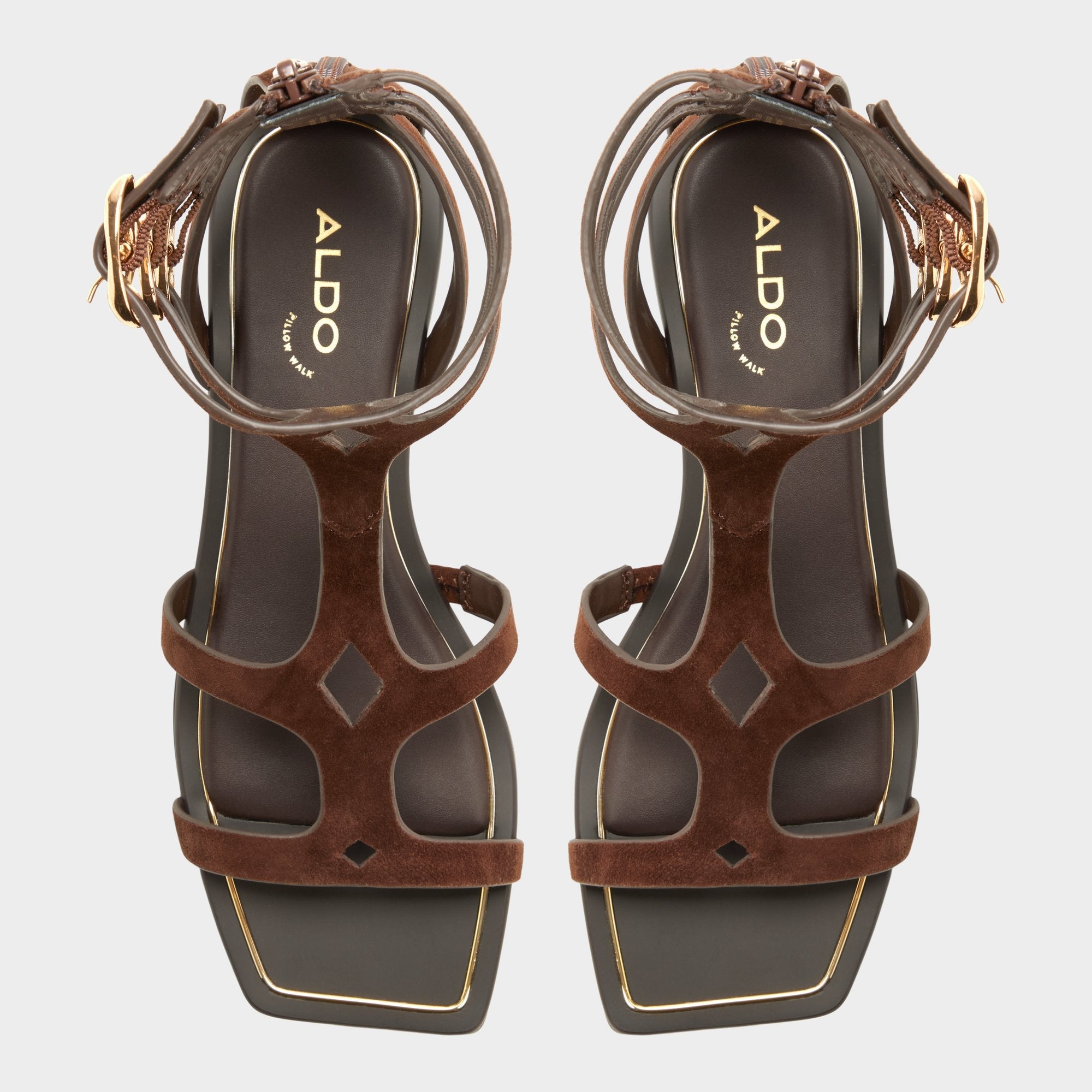 Marisea in Dark Brown - Gladiator sandal