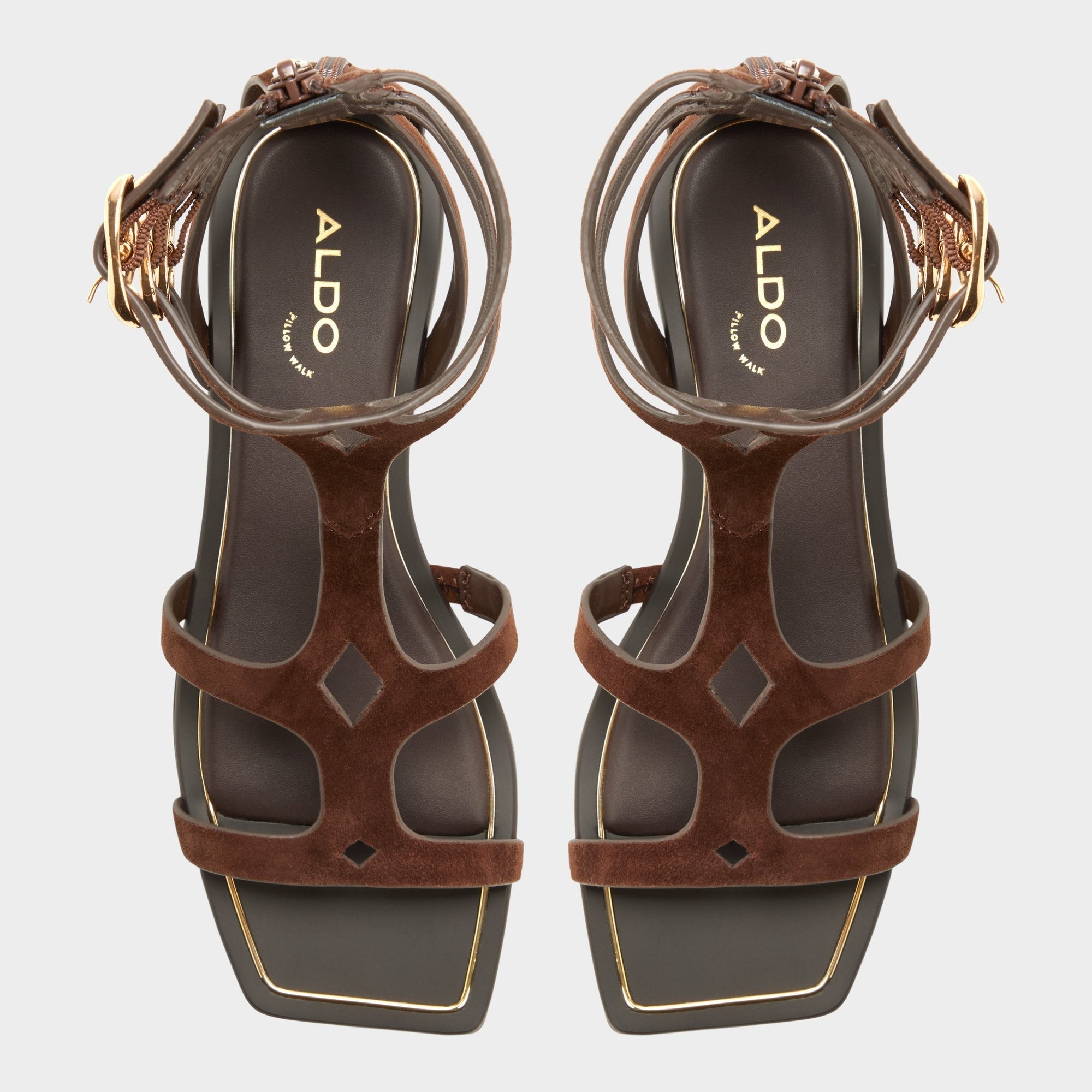 Marisea in Dark Brown - Gladiator sandal