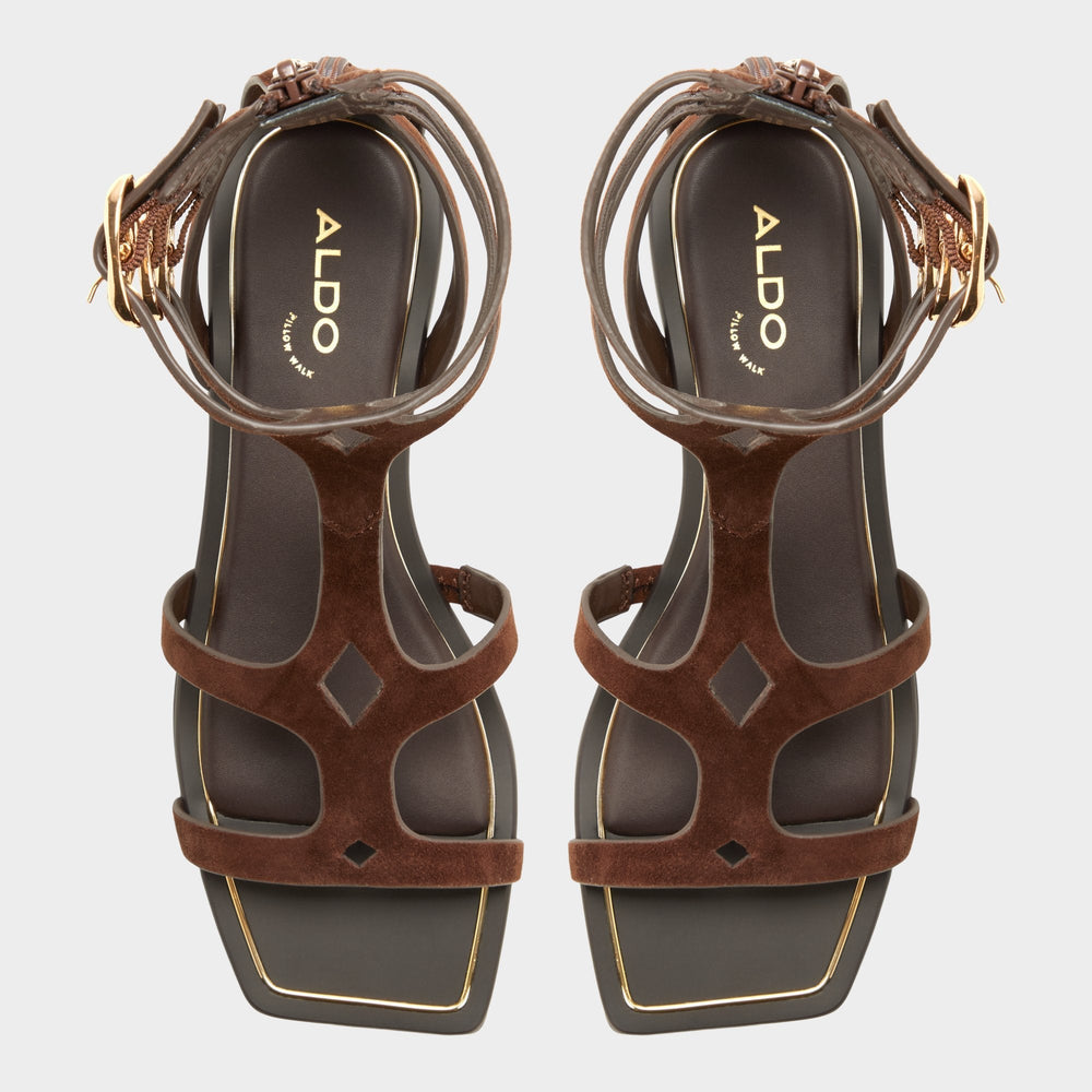 Marisea in Dark Brown - Gladiator sandal