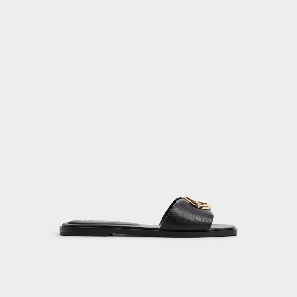Biggin in Black - Slide sandal
