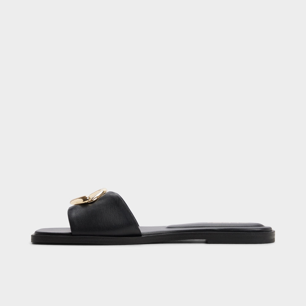 Biggin in Black - Slide sandal