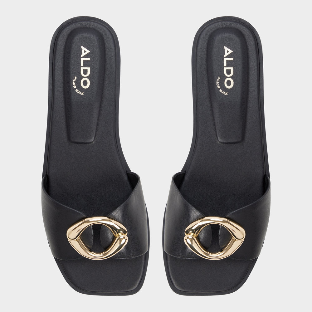 Biggin in Black - Slide sandal