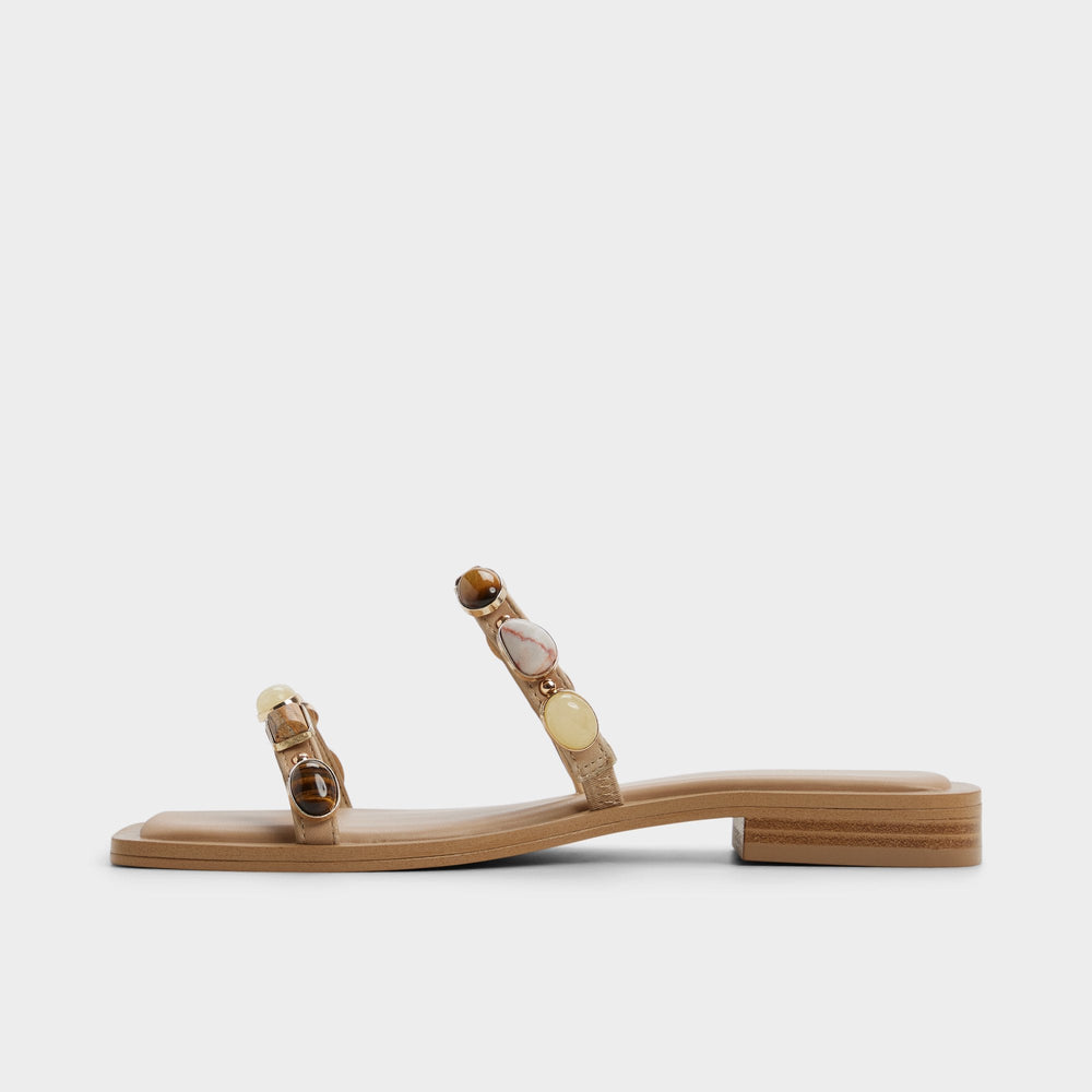 Sapphira in Medium Beige 14213541 - Slide sandal