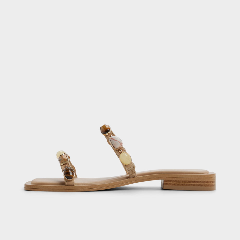 Sapphira in Medium Beige 14213541 - Slide sandal