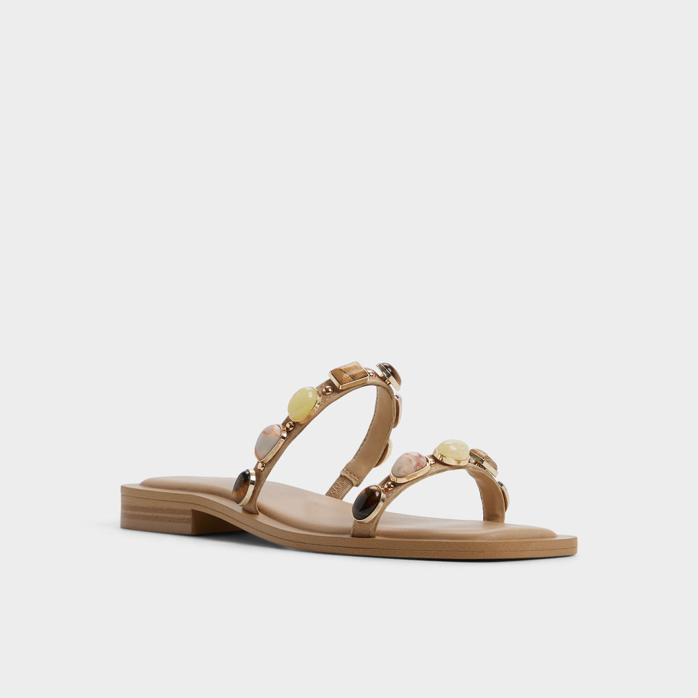 Sapphira in Medium Beige 14213541 - Slide sandal