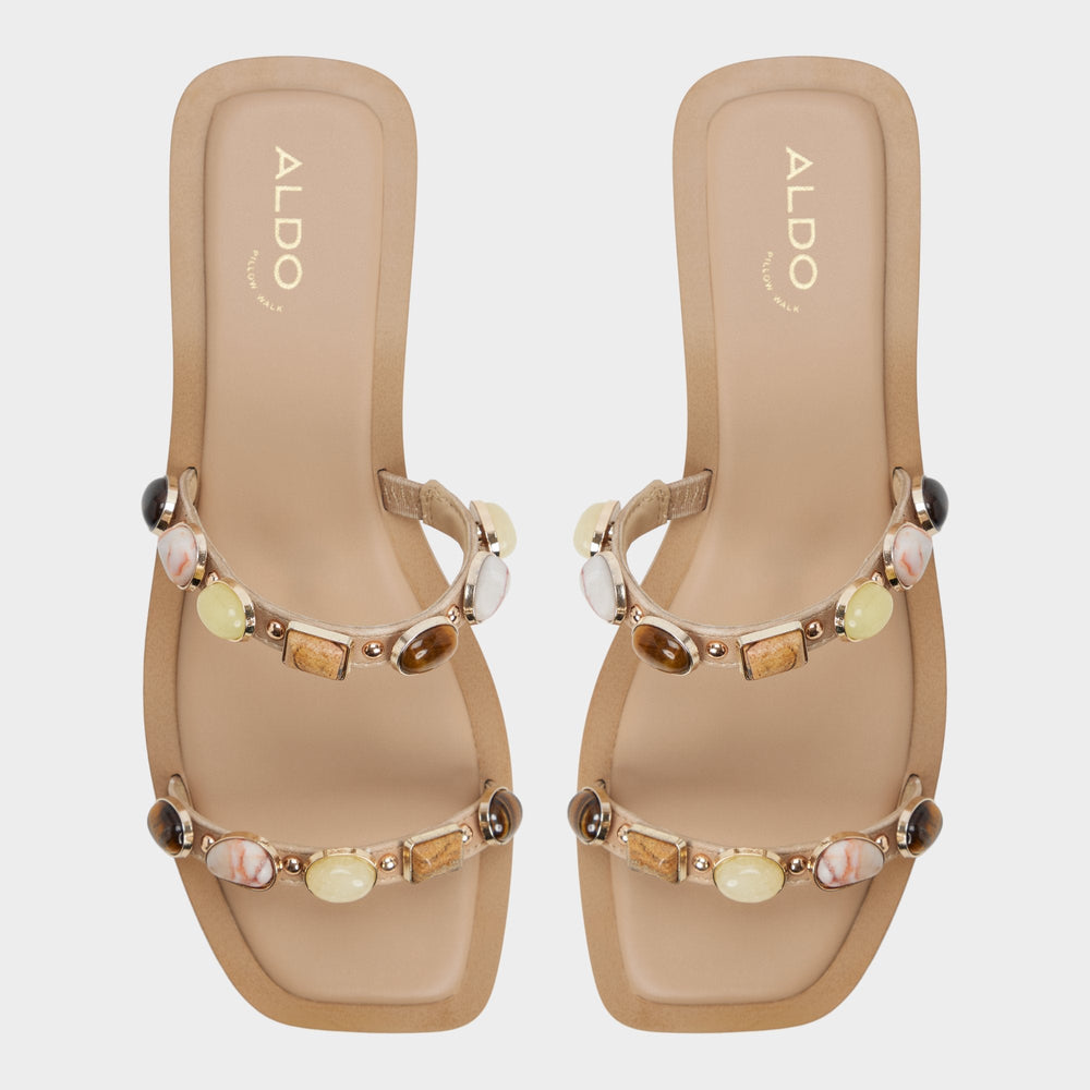 Sapphira in Medium Beige 14213541 - Slide sandal