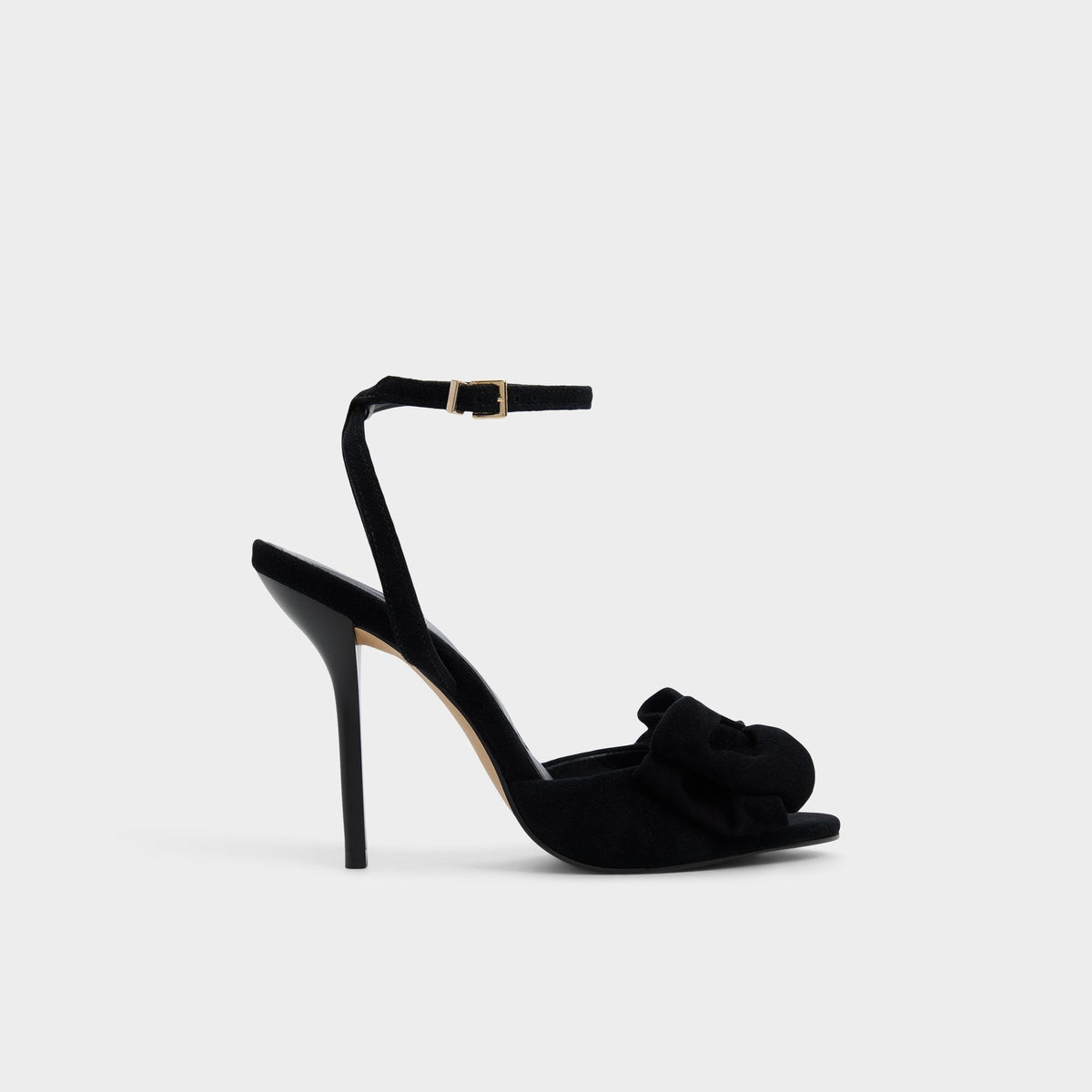 Tinsletta in Other Black - Strappy heeled sandal Stiletto heel