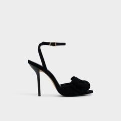 Tinsletta in Other Black - Strappy heeled sandal Stiletto heel