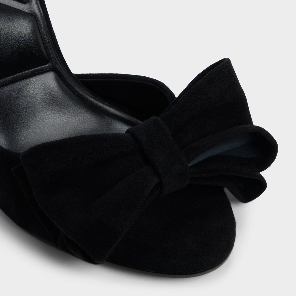Tinsletta in Other Black - Strappy heeled sandal Stiletto heel