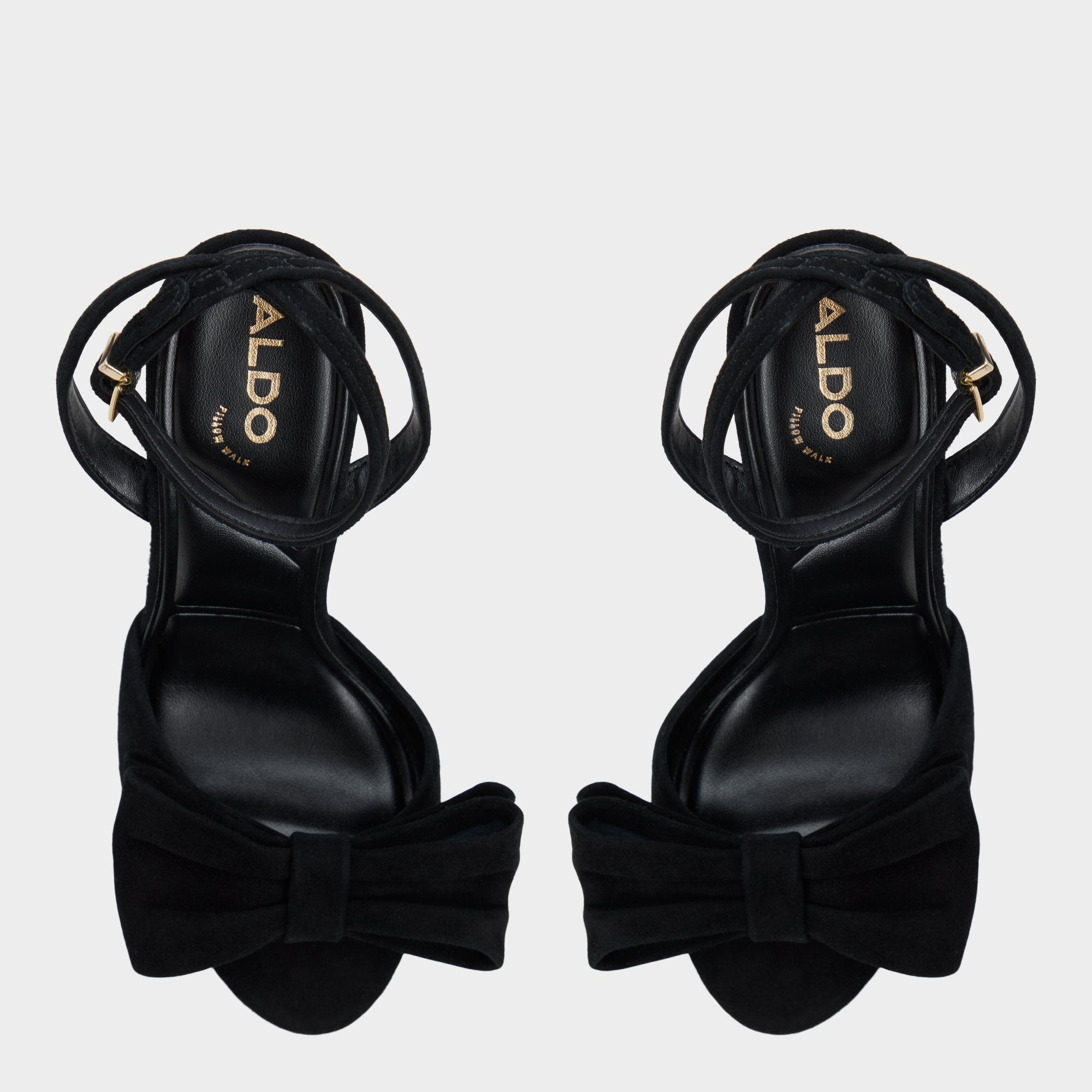 Tinsletta in Other Black - Strappy heeled sandal Stiletto heel