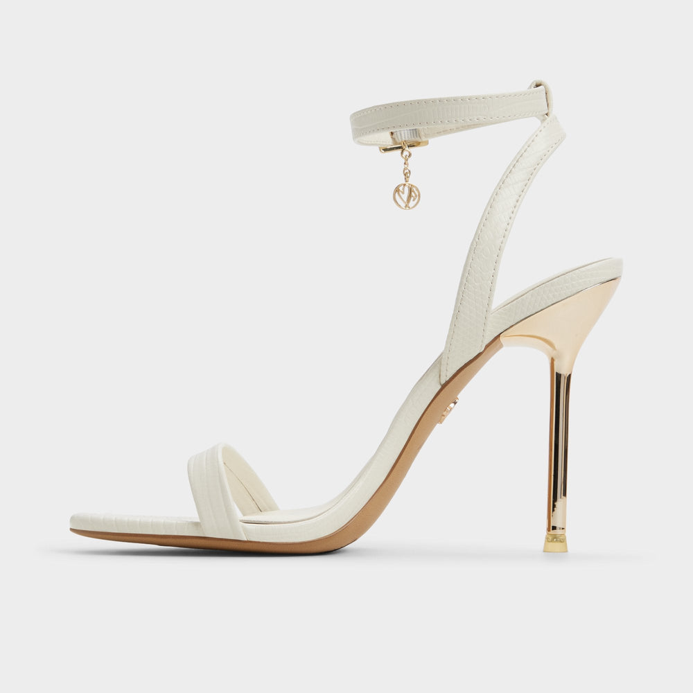 Maristou-xt White Women's Heeled sandals - Strappy heeled sandal Stiletto heel