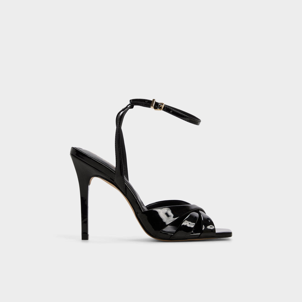 Stiletto heel Meteora in Black - Strappy heeled sandal
