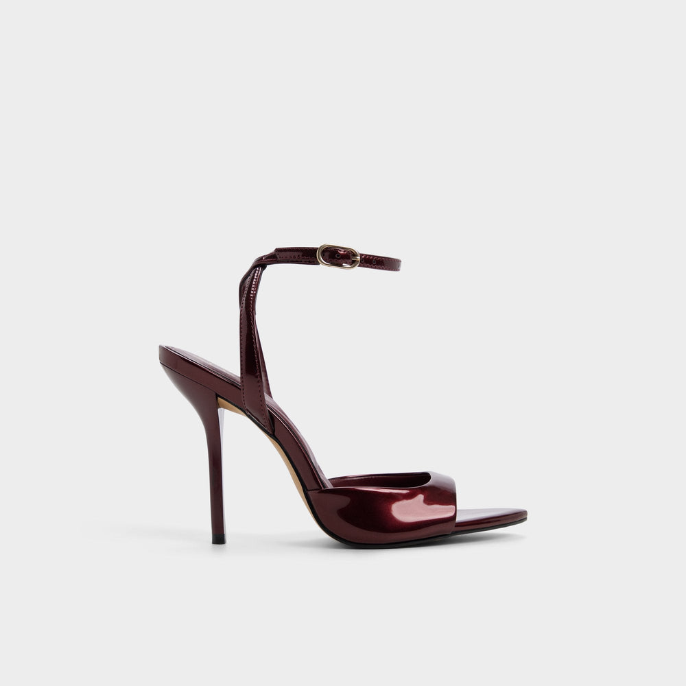 Forevermore in Medium Red - Strappy heeled sandal Stiletto heel