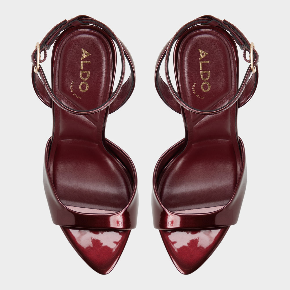 Forevermore in Medium Red - Strappy heeled sandal Stiletto heel