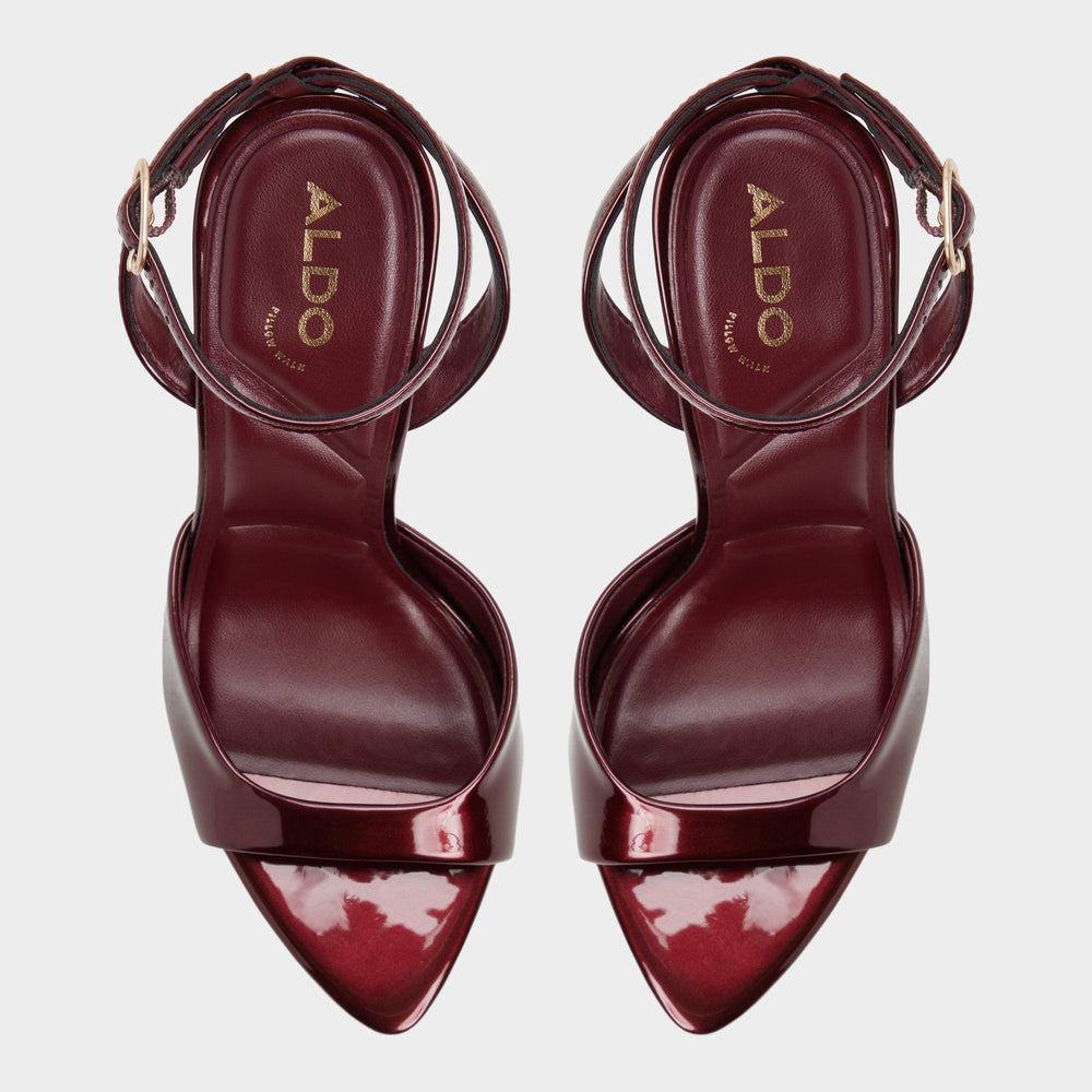 Forevermore in Medium Red - Strappy heeled sandal Stiletto heel