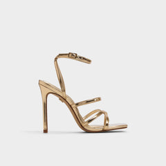 Galoi Gold Women's Iridescent metallics - Strappy heeled sandal
