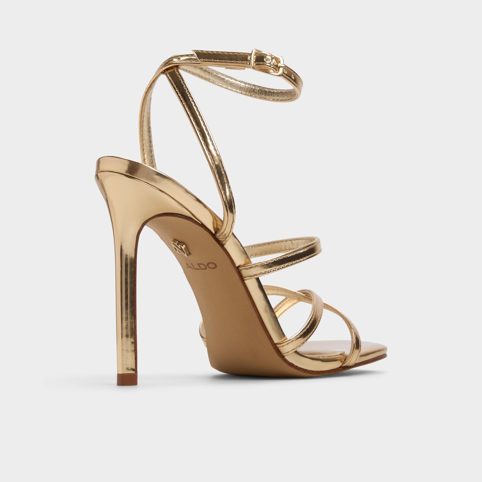 Galoi Gold Women's Iridescent metallics - Strappy heeled sandal