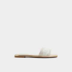 Oceania Other Beige Women's Flats - Slide sandal