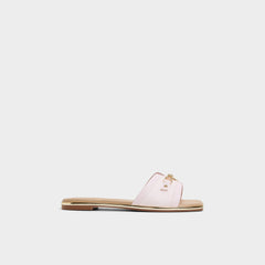 Alamassi Light Pink Women's Flats - Slide sandal