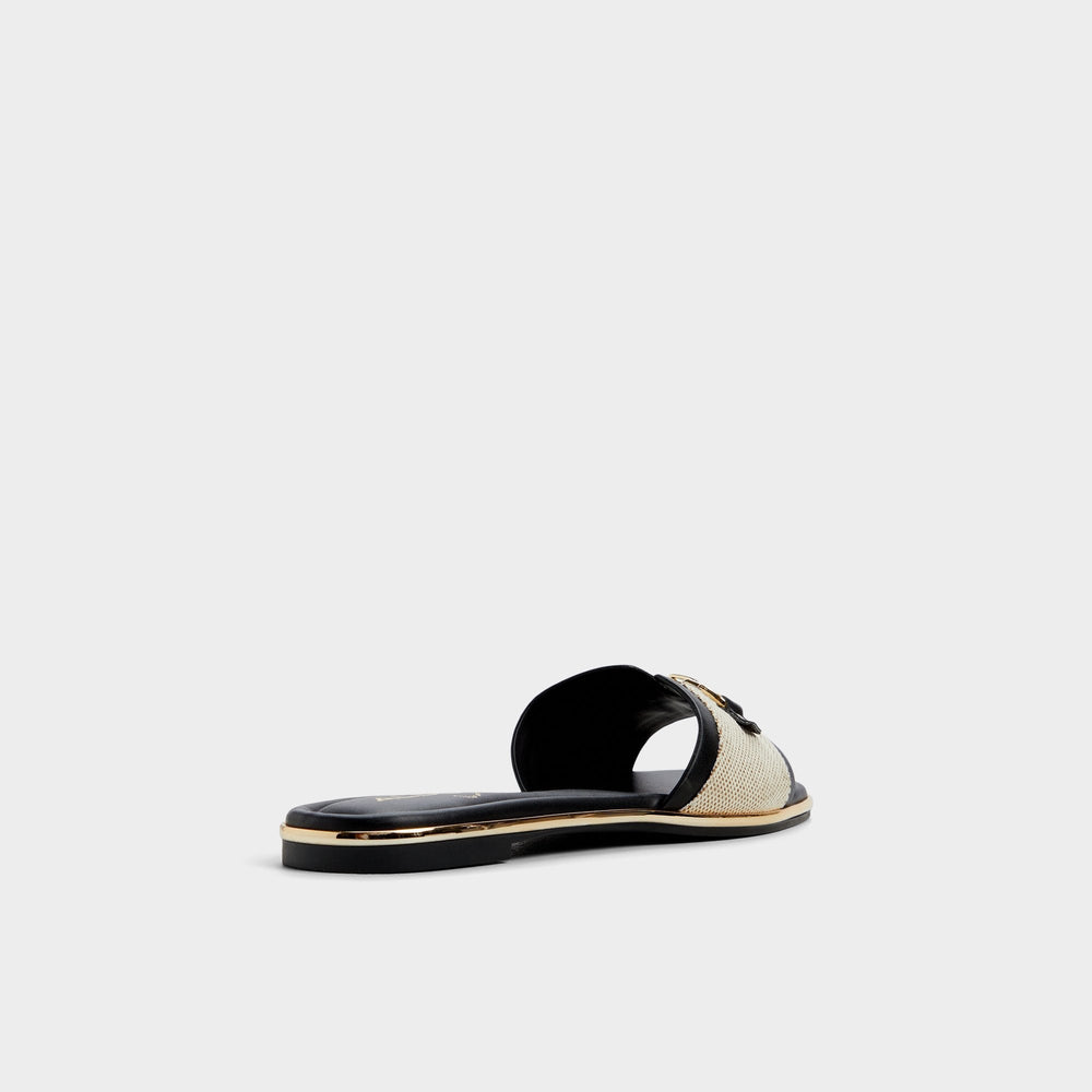 Alamassi Natural Women's Flats - Slide sandal