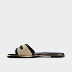 Alamassi Natural Women's Flats - Slide sandal