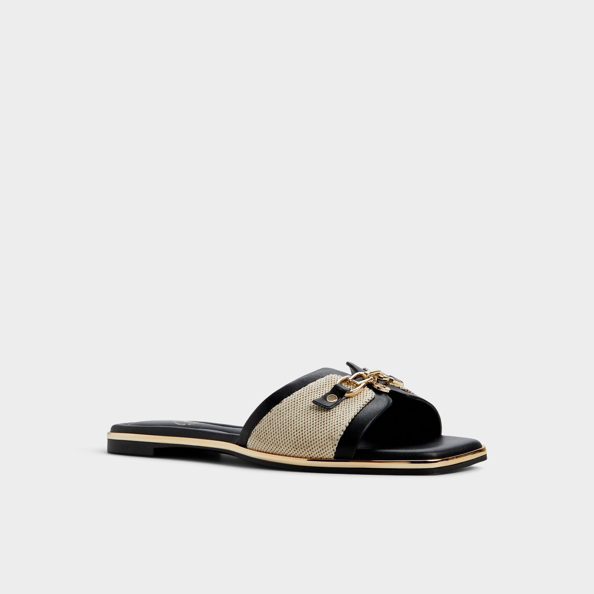 Alamassi Natural Women's Flats - Slide sandal