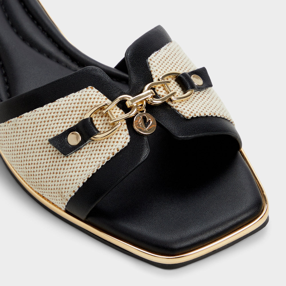 Alamassi Natural Women's Flats - Slide sandal