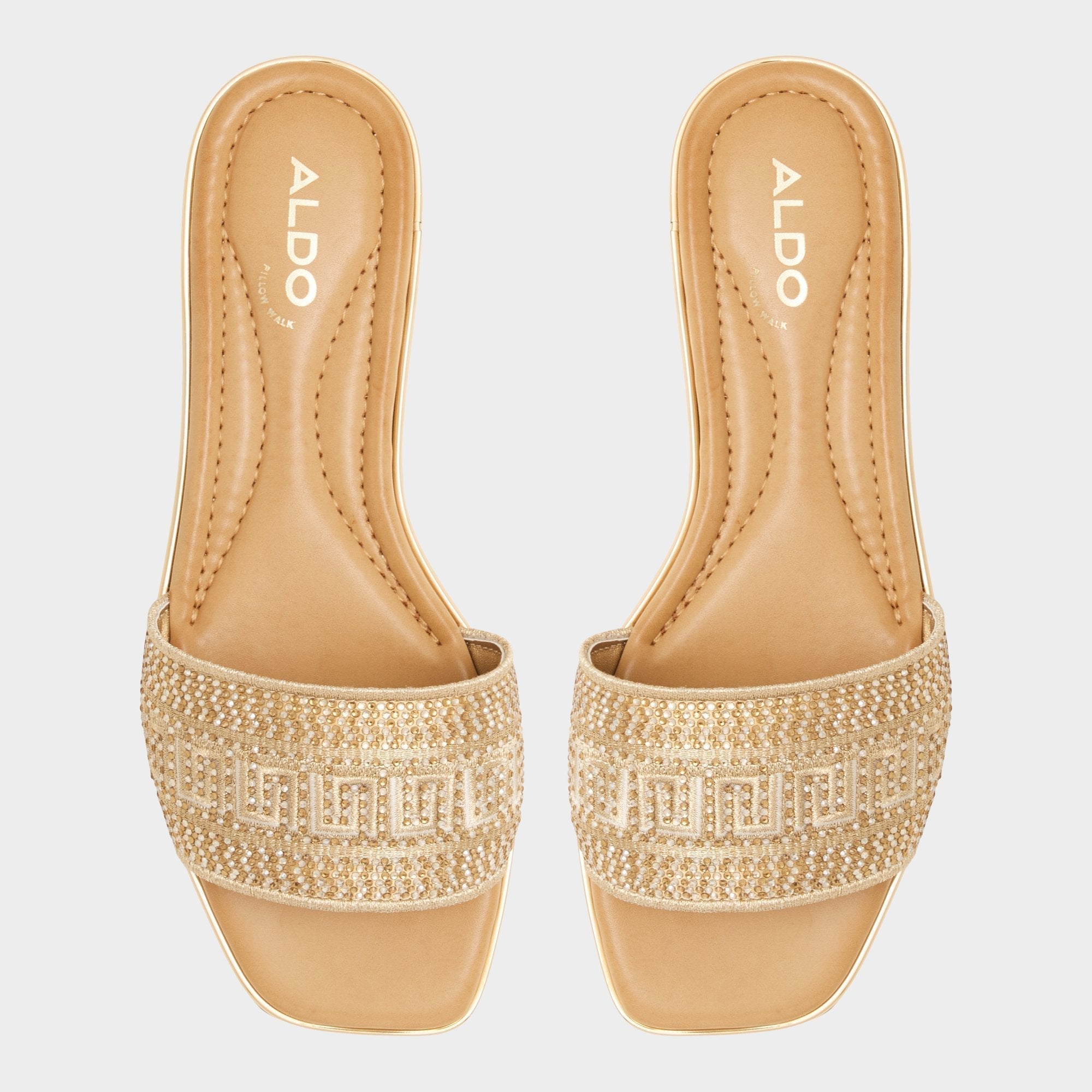 Oceania in Xt Gold - Slide sandal