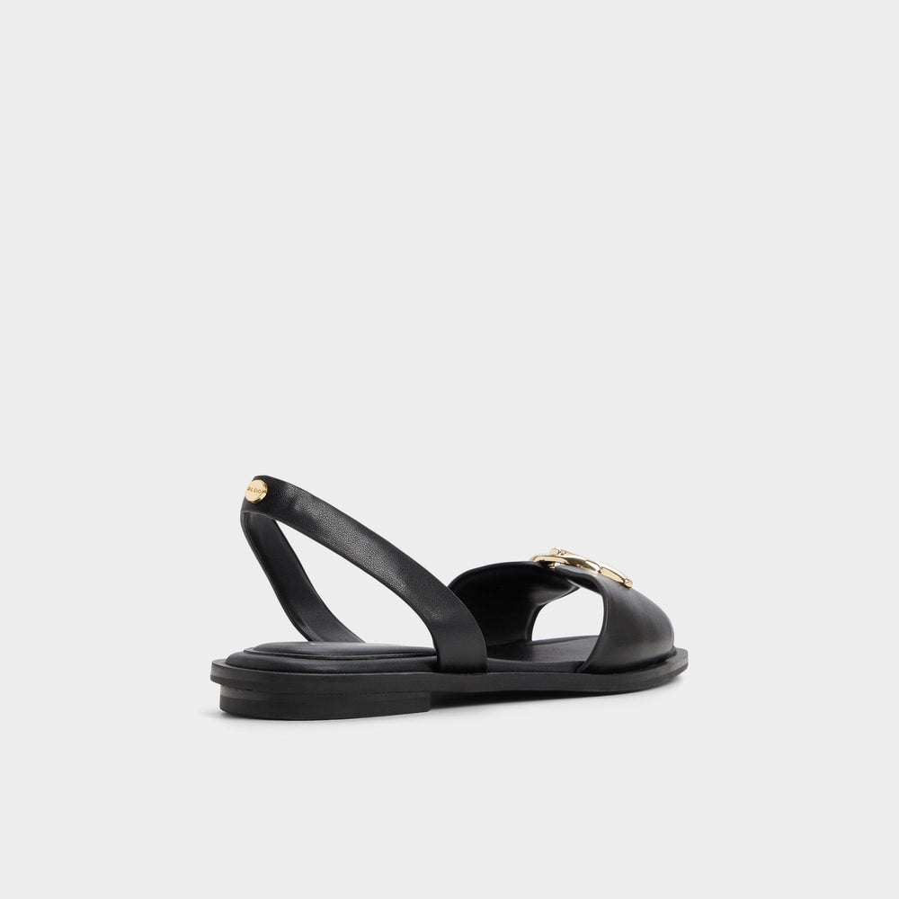 Goassi Black Women's Flats - Flat sandal