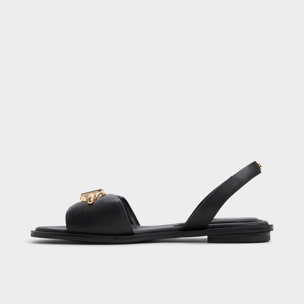 Goassi Black Women's Flats - Flat sandal