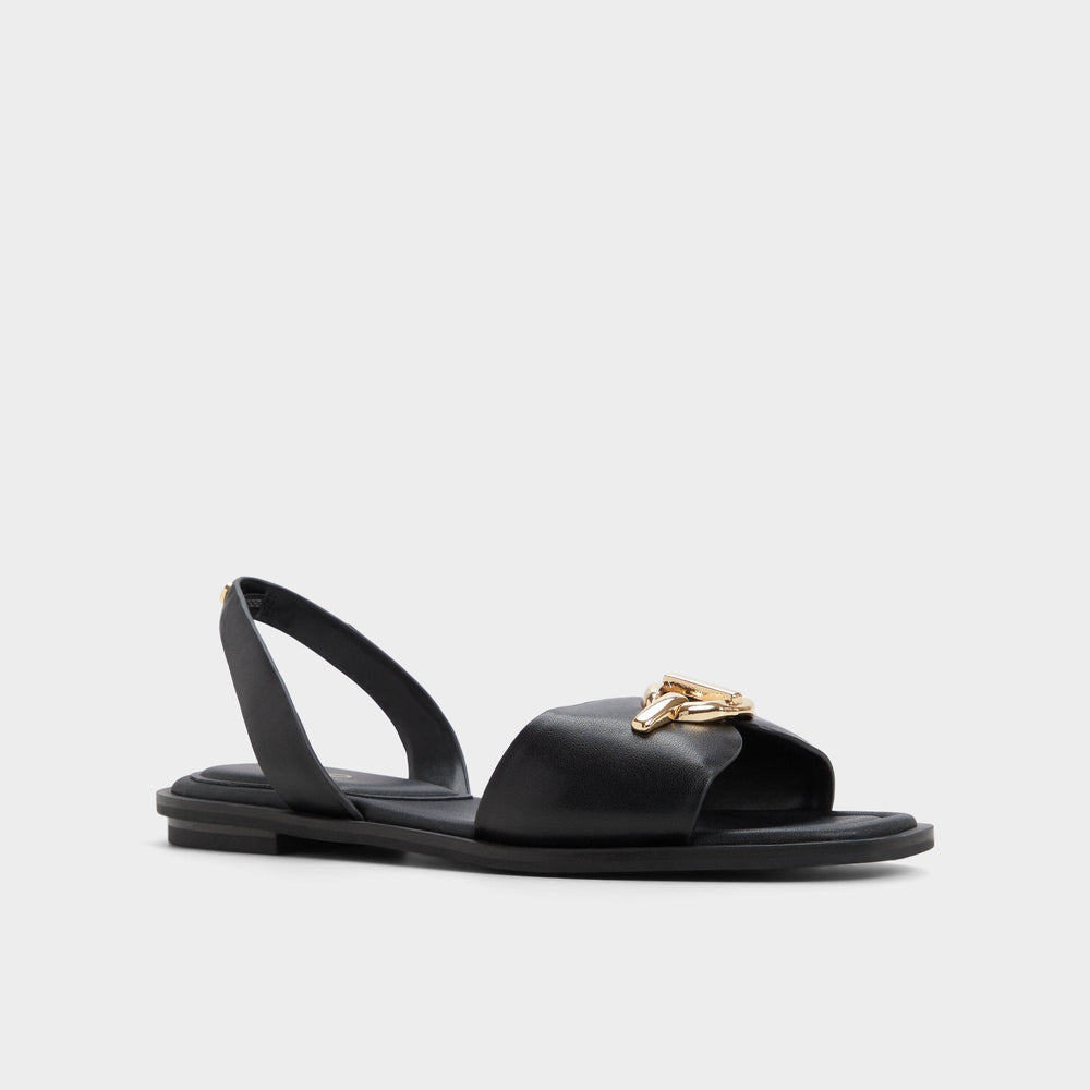 Goassi Black Women's Flats - Flat sandal