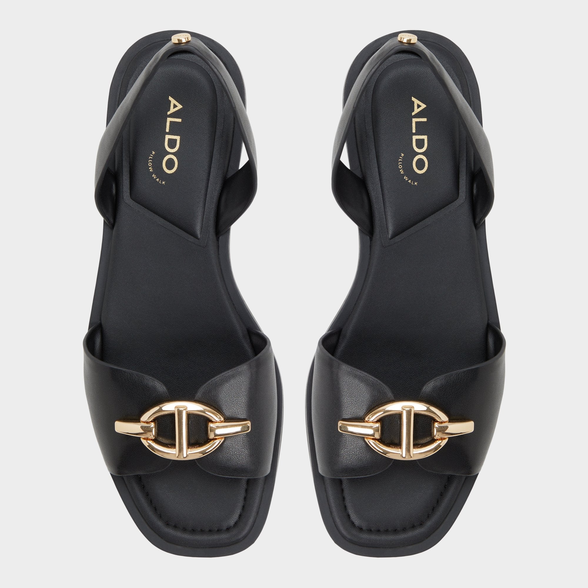 Goassi Black Women's Flats - Flat sandal