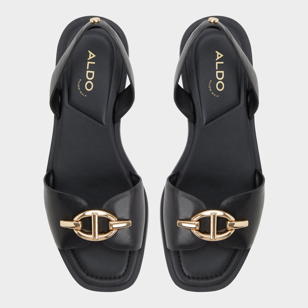 Goassi Black Women's Flats - Flat sandal