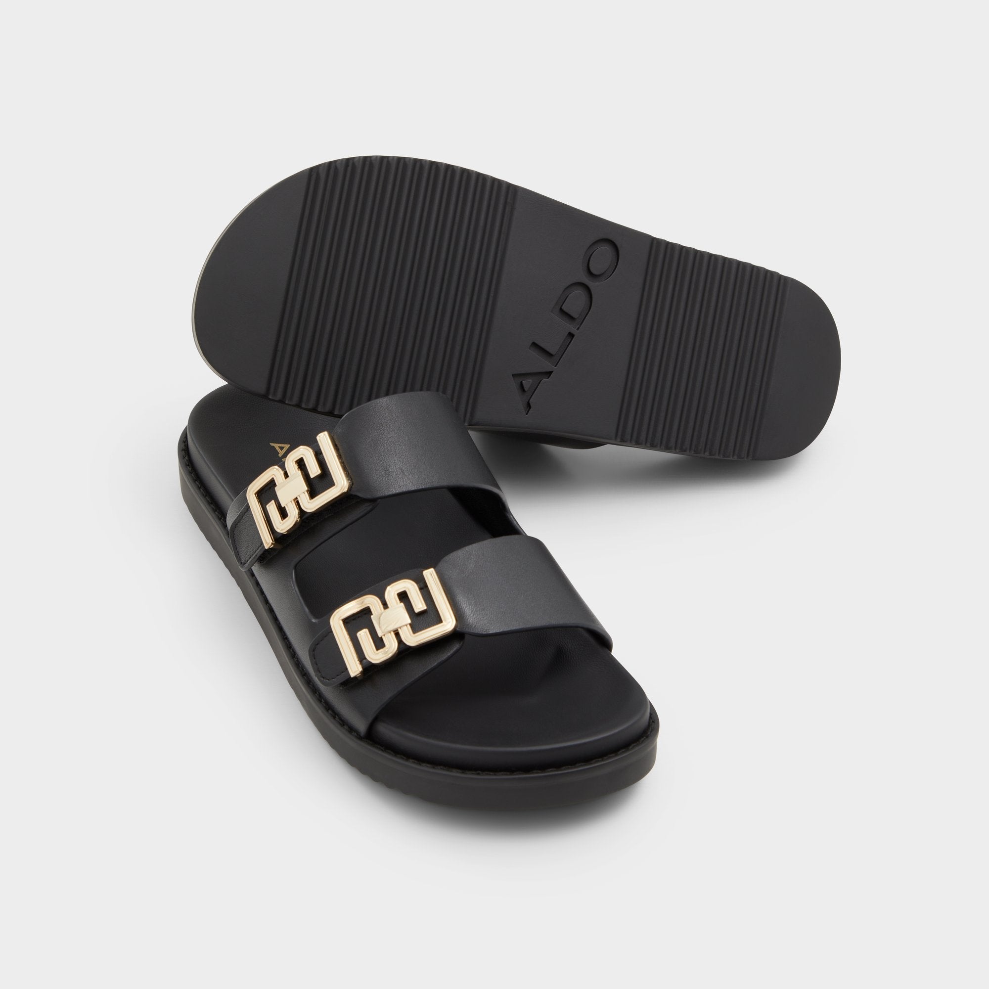 Footbed sandal Alessie Black Women's Footbed sandals - Footbed sandal