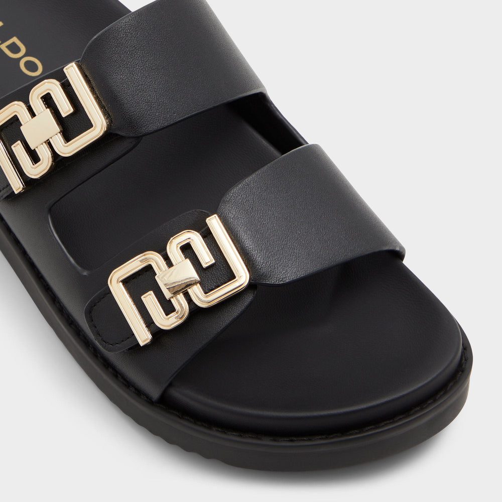 Footbed sandal Alessie Black Women's Footbed sandals - Footbed sandal