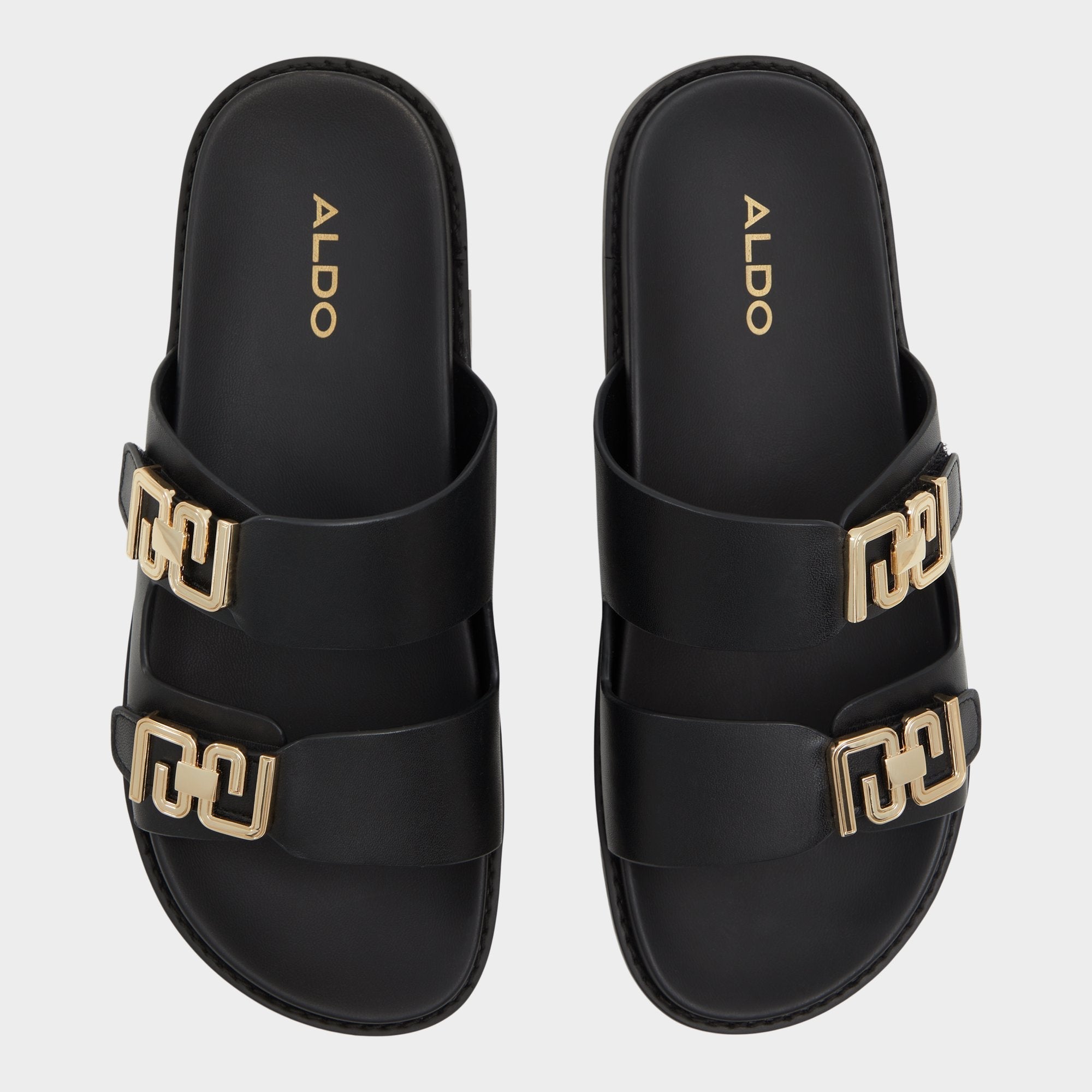 Footbed sandal Alessie Black Women's Footbed sandals - Footbed sandal