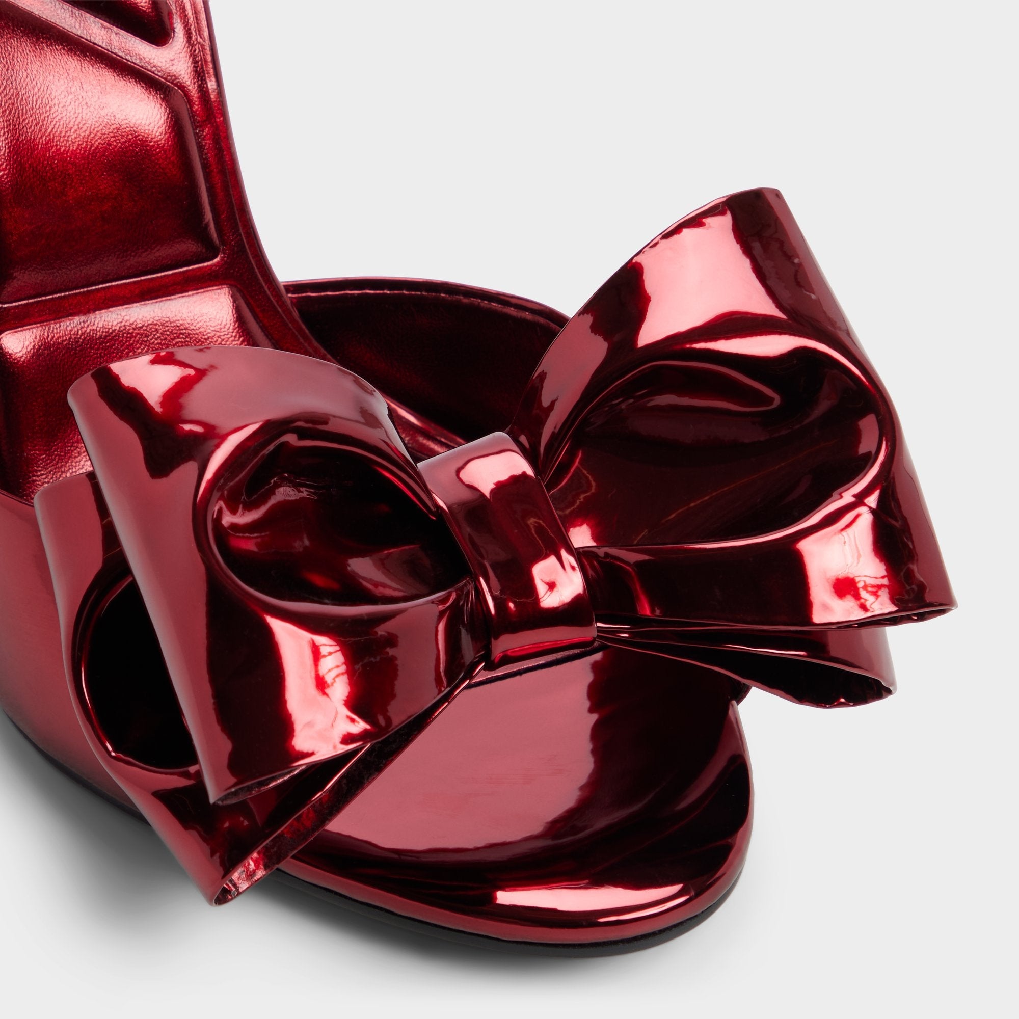 Tinsletta in Medium Red - Heeled sandal Stiletto heel