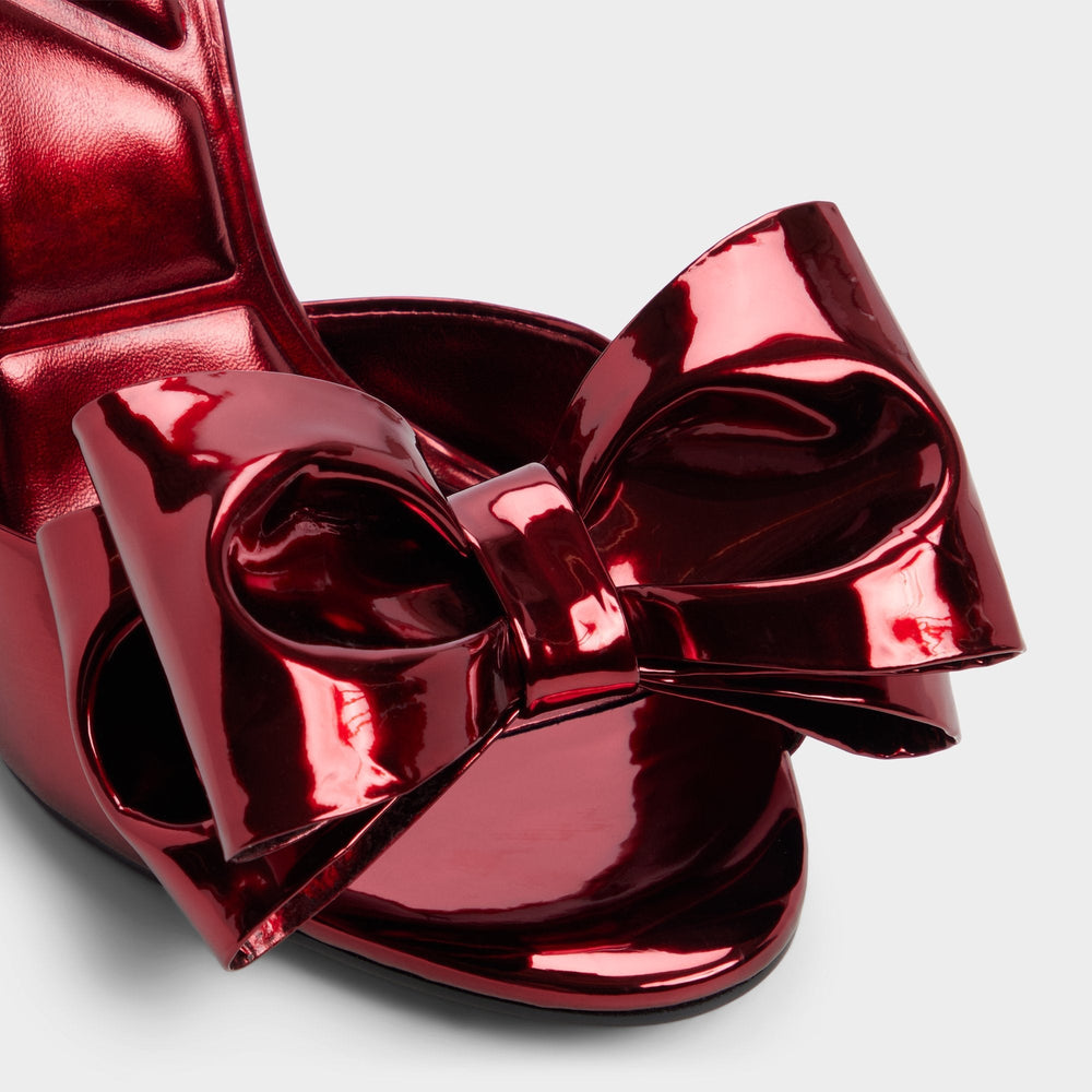Tinsletta in Medium Red - Heeled sandal Stiletto heel