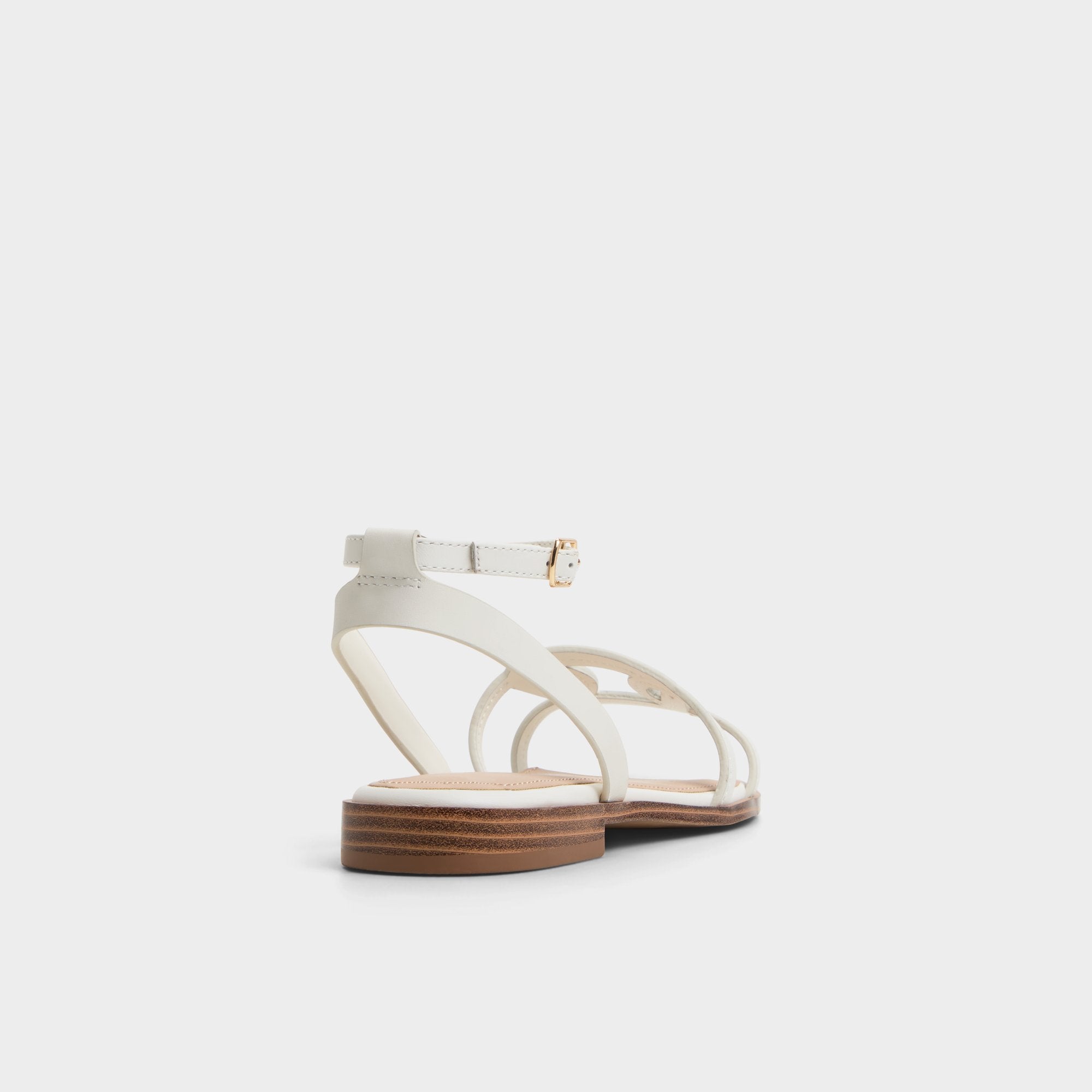 Greengrove White Women's Flats - Flat sandal