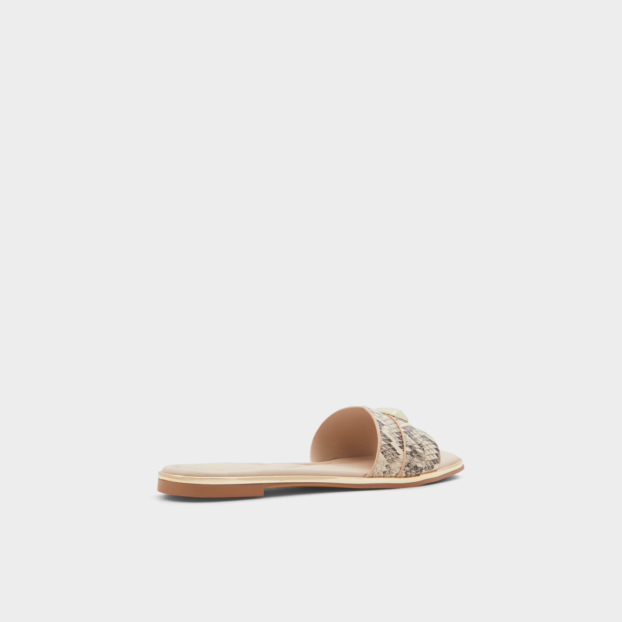 Darine Natural Women's Flats - Slide sandal