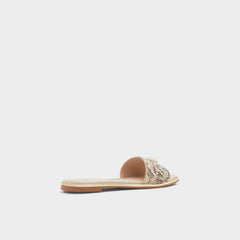 Darine Natural Women's Flats - Slide sandal