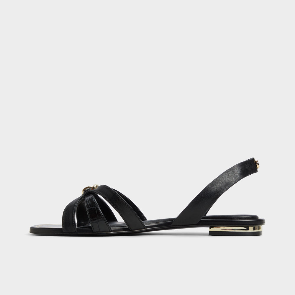 Marassita Black Women's Slingbacks - Flat sandal