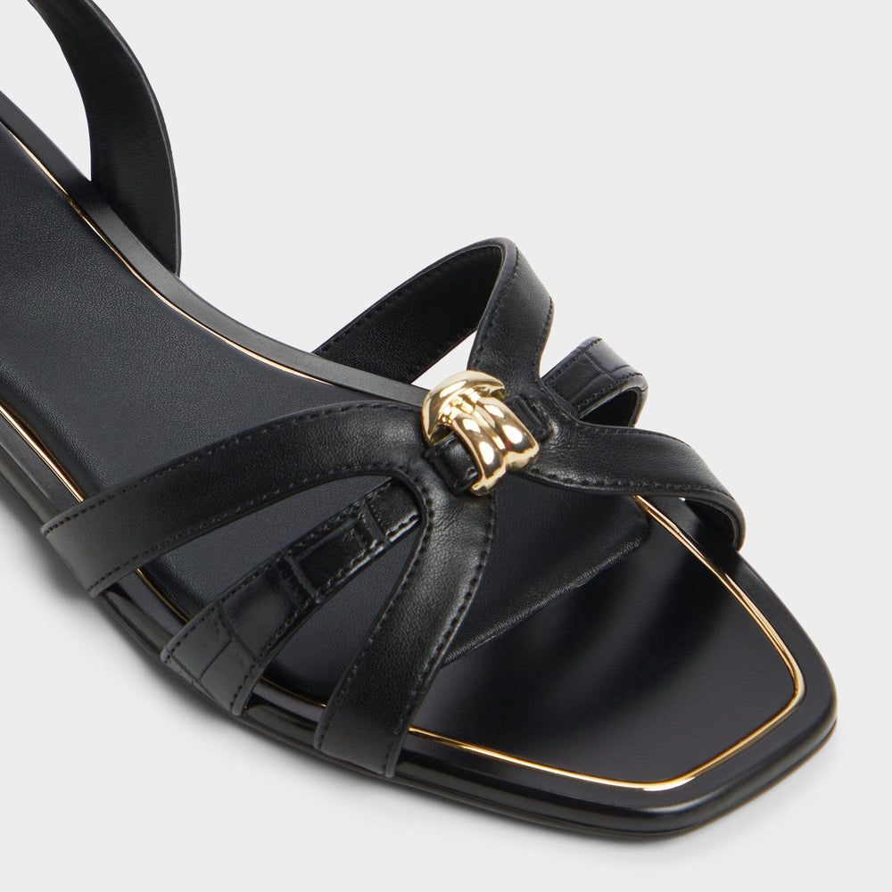 Marassita Black Women's Slingbacks - Flat sandal