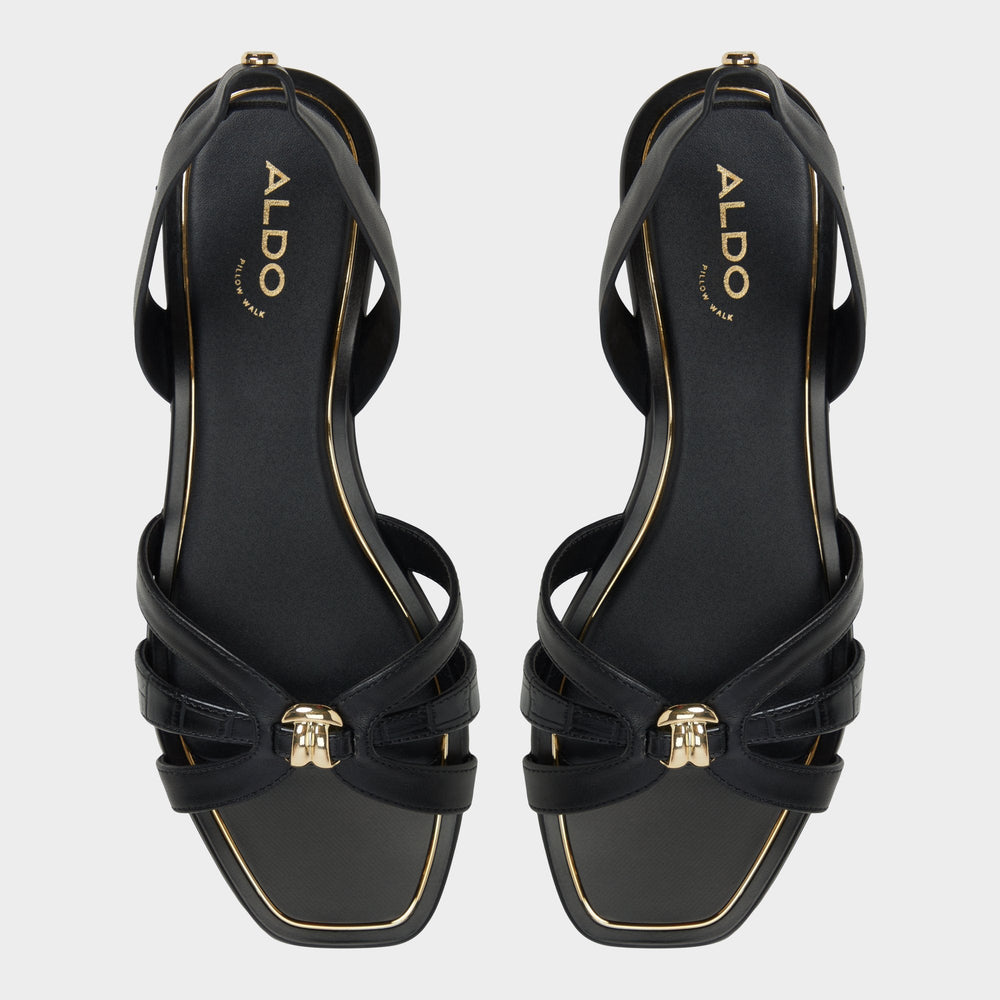 Marassita Black Women's Slingbacks - Flat sandal