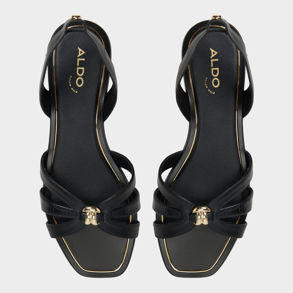 Marassita Black Women's Slingbacks - Flat sandal